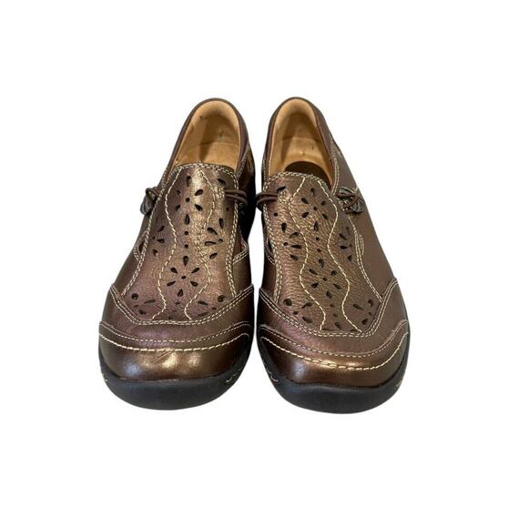 Earth Woodland Loafers Flats Comfort Shoes Bronze Women’s Size 5 B - Picture 2 of 9